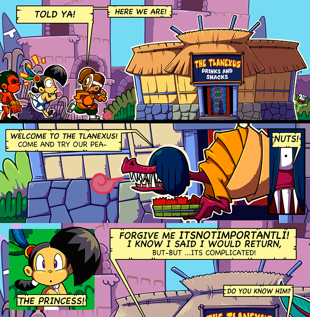 Macoatl - Episode 169, Page 1: The Pitayos 70